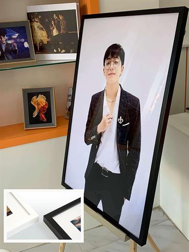 Ảnh mika khung gỗ